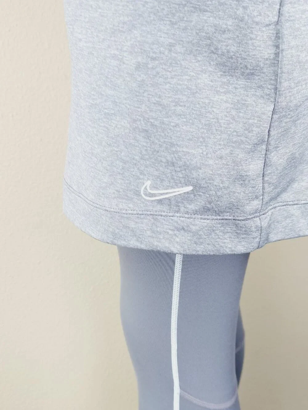 Nike Women's Gray Waistband 2-In-1 Athletic Performance Golf Capri Size S